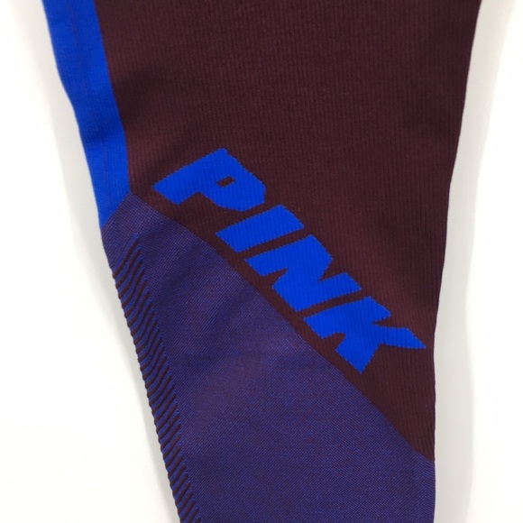 Pink Victoria's Secrets Leggings Womens Small‎ Burgundy Blue Cool And Comfy - Picture 7 of 12